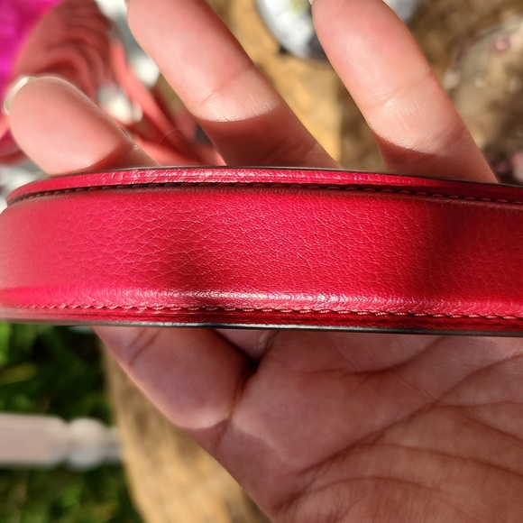 🔥🔥Rare NWOT Coach Skylar Small Satchel Crossbody Hobo Deep Scarlet/IM❤️❤️🌹 - Picture 5 of 8